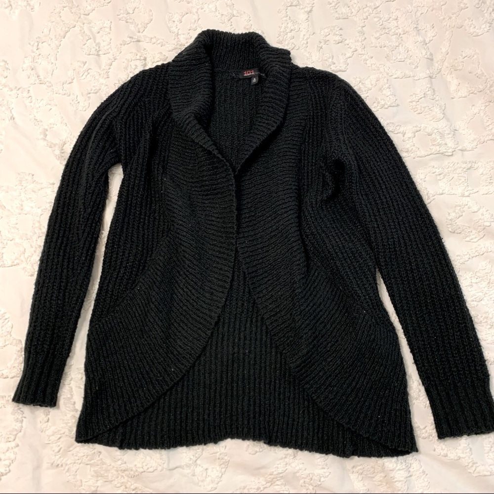 Black cardigan